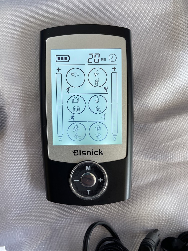 Bisnick TENS Unit Muscle Stimulator Machine for Back, Neck, Sciatica, Nerve...