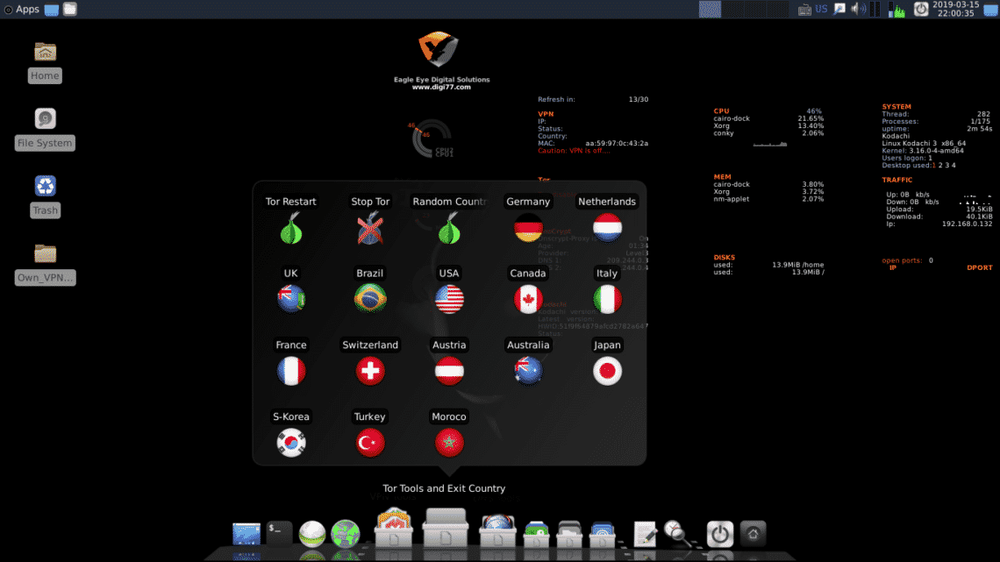 Anonymous USB Live, Hide Your PC- Hacking PC Live OS-Spoofs Mac Address Brute OS
