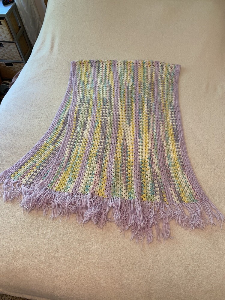 Handmade Afghan in Pastels
