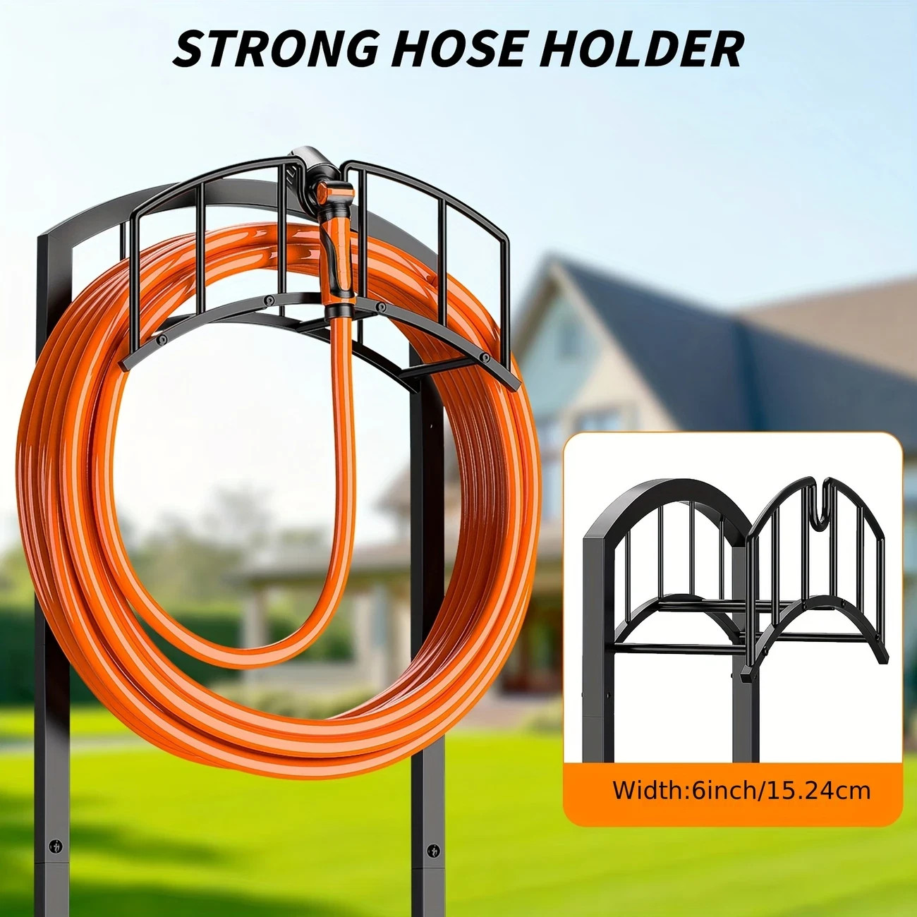 Garden Hose Holder Heavy Duty Water Hose Holder, New, Free Shipping