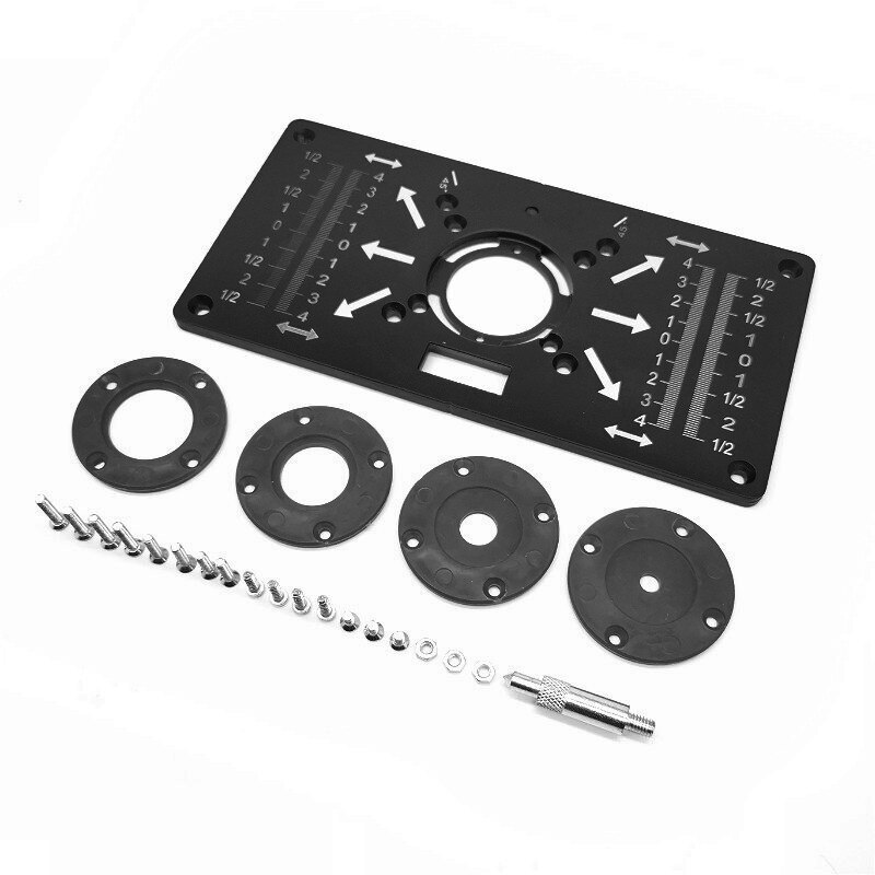 Alloy Router Table Insert Plate Guide Table for Milling Engraving Saw Machine