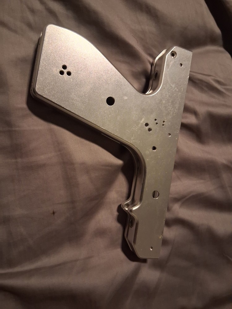 2k2 Bob Long Intimidator Grip Frame Silver Paintball Gun