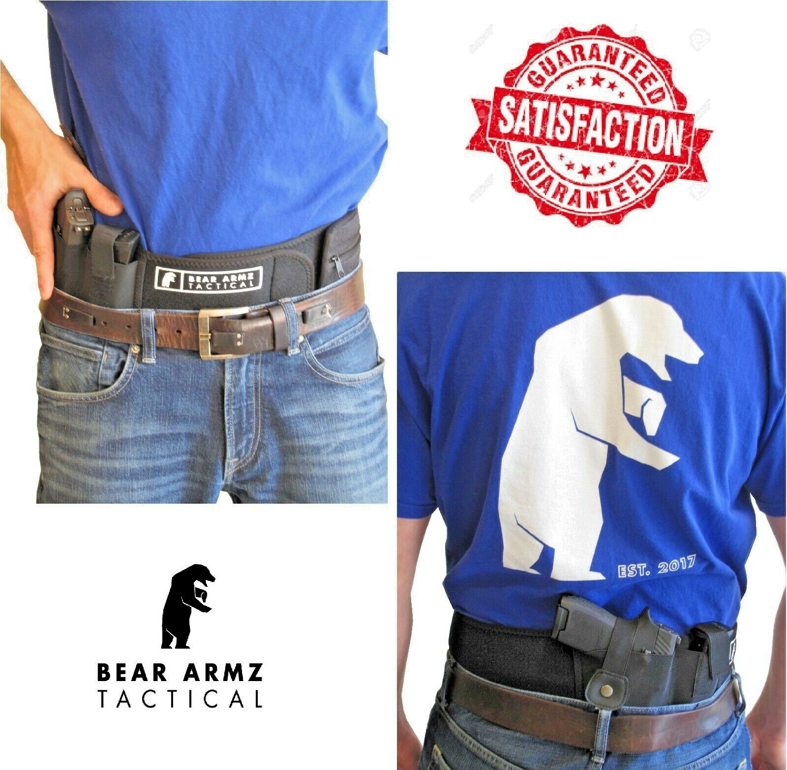 Belly Band Holster for Concealed Carry Fits Glock Sig S&W 9m IWB/OWB 2500+ SOLD