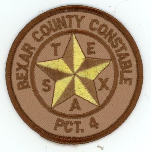 TEXAS TX BEXAR COUNTY CONSTABLE PRECINCT 4 NICE SHOULDER PATCH SHERIFF POLICE