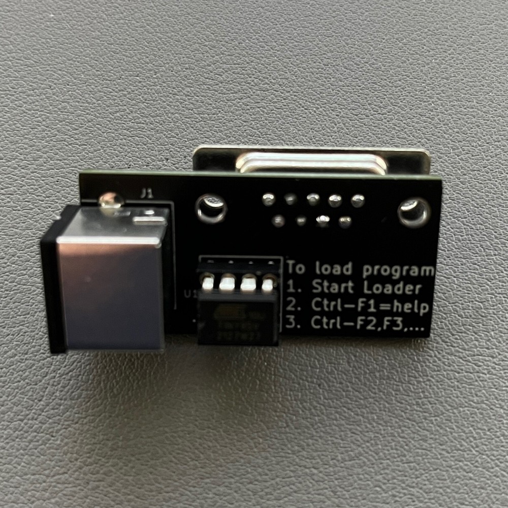 Fully Assembled Gigatron 8 Bit TTL Micro Computer with Pluggy McPlugface Adapter