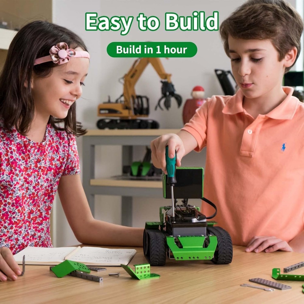 Robobloq Qoopers 6 in 1 Programming Robot Building Kit with Remote Control, LED