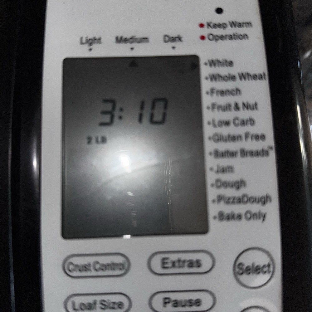 Breadman Ultimate Plus Model TR2500BC Stainless 1.5 - 2LB Bread Maker, Excellent