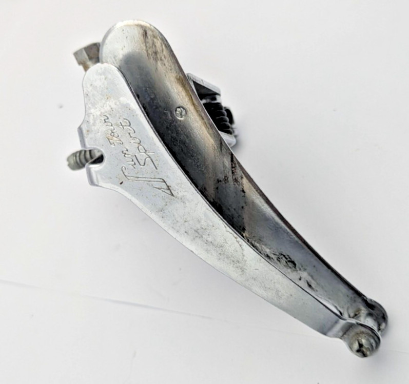 SUNTOUR SPRINT FRONT DERAILLEUR JAPAN 28.6 SILVER BOTTOM PULL