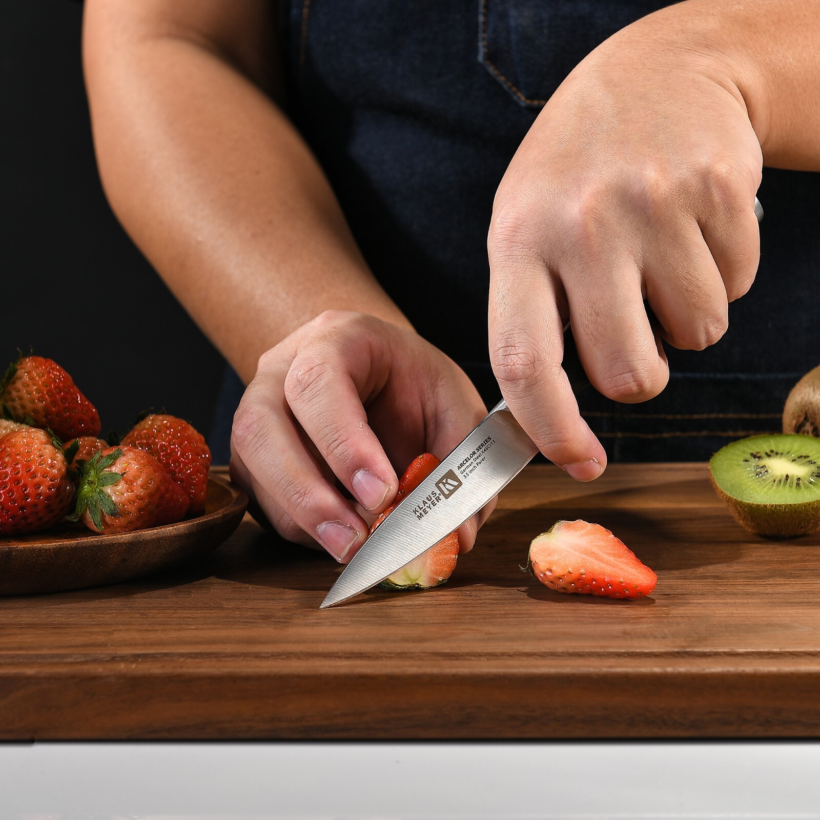 Klaus Meyer Arcelor Exclusive High-Quality German Steel 3.5 inch Paring Knife