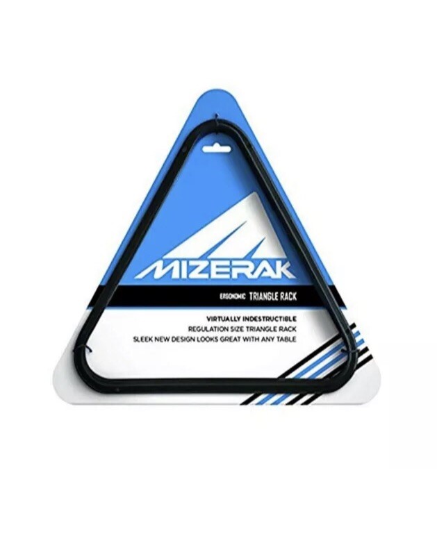 Mizerak Composite Ergonomic Billiards Triangle  Rack Pocket Pool INDESTRUCTIBLE