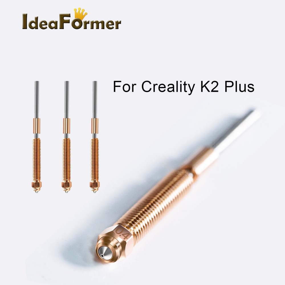 Ideaformer Quick-Swap Integrated Nozzle 0.4mm for Creality K2 Plus Printer