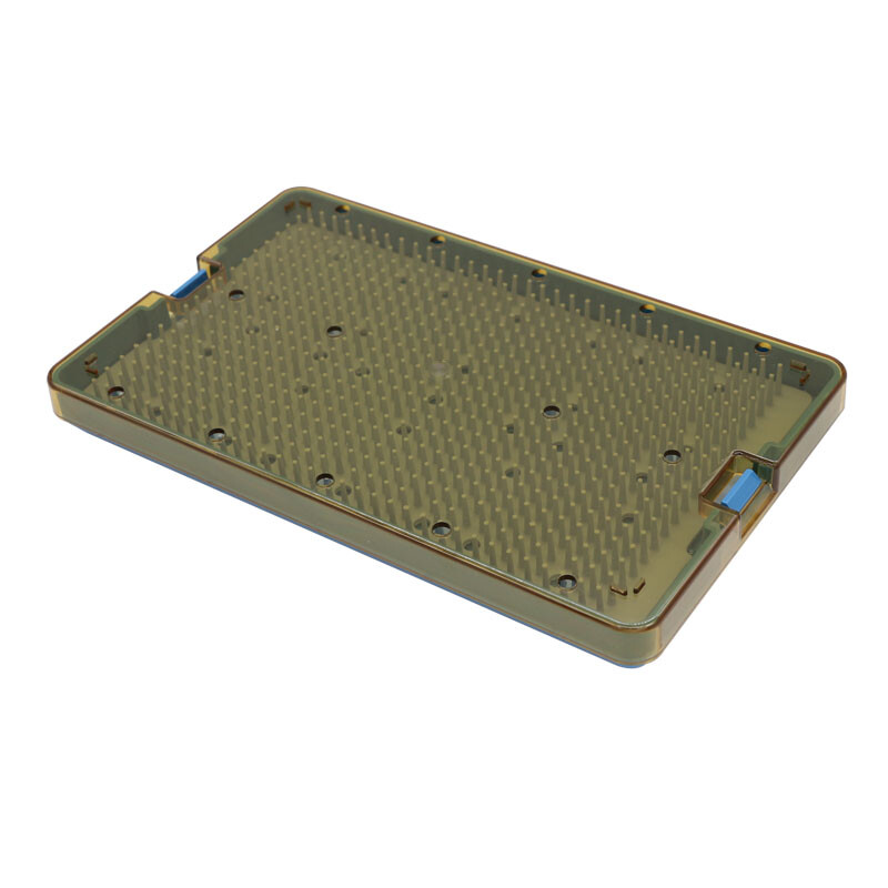 220*140*22 Medium PPSU Plastic Sterilization Tray Case for Surgical Instruments