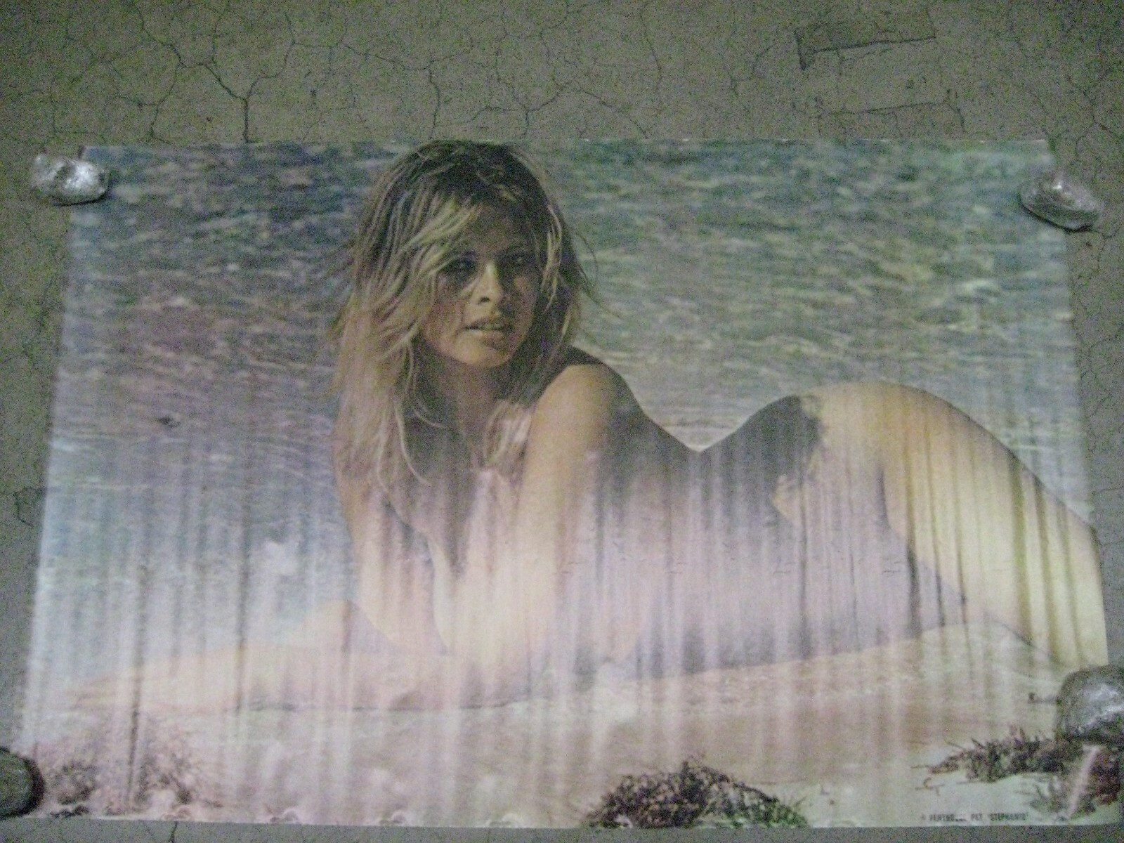 Stephani Penthouse pet Poster 1980's car garage man cave C242