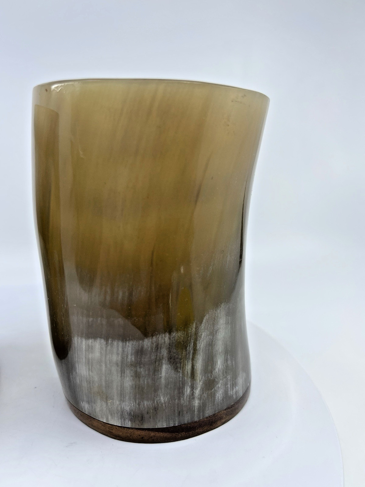 Pair Natural Buffalo Horn Mug Beer Wine Water Drinking Cup Home Decor