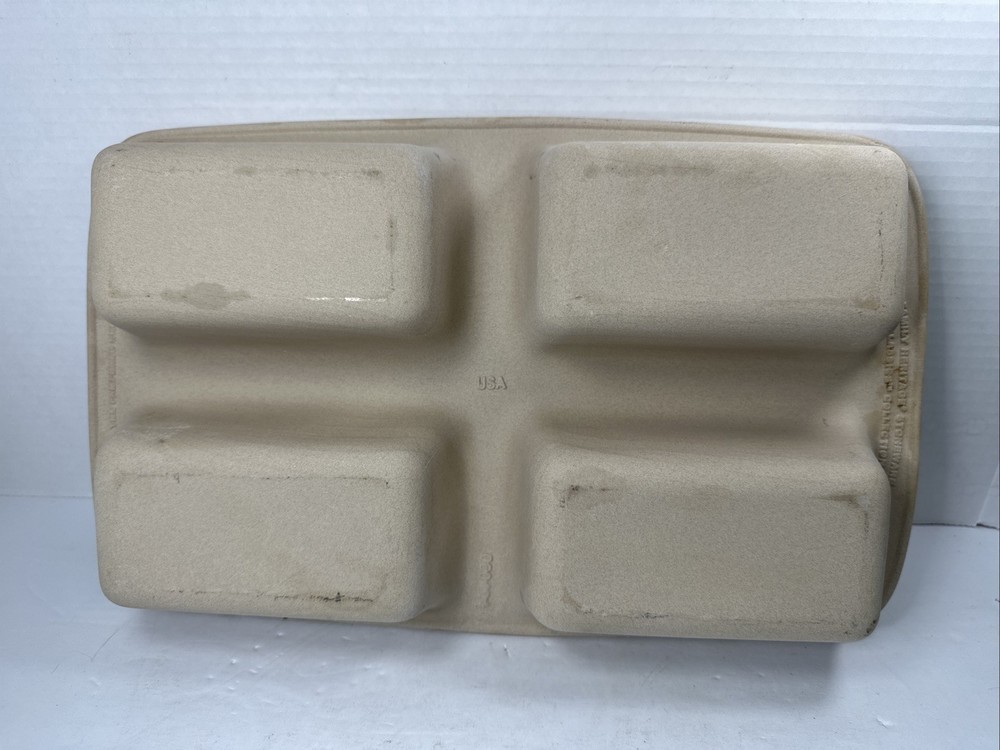 Pampered Chef Stone 4 Mini Loaf Pan 1418 Bread