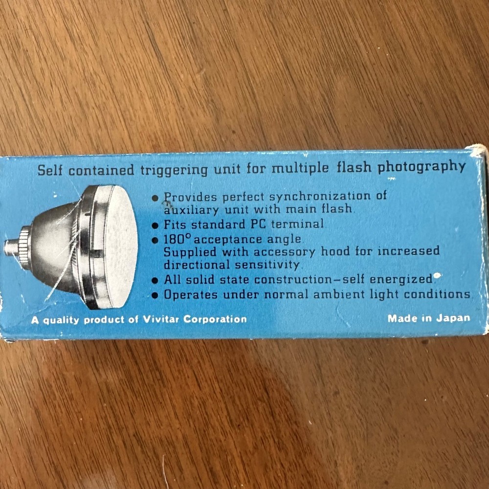 VIVITAR SL-1 WIRELESS CAMERA FLASH TRIGGERING UNIT