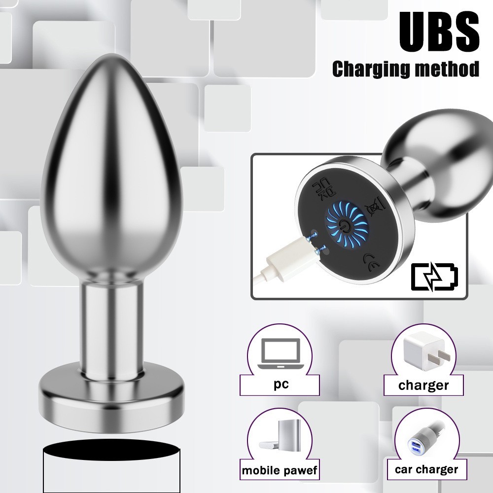 Remote Control Anal Plug Vibrator, 10 Modes Vibrating Butt Plug, Small Butt Plug