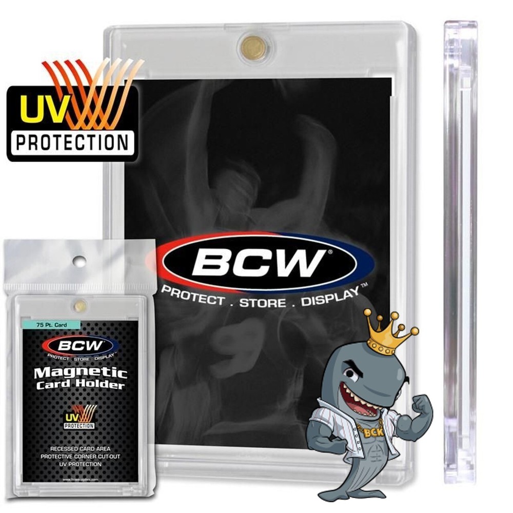 BCW Magnetic 75pt Card Holder FREE SHIP
