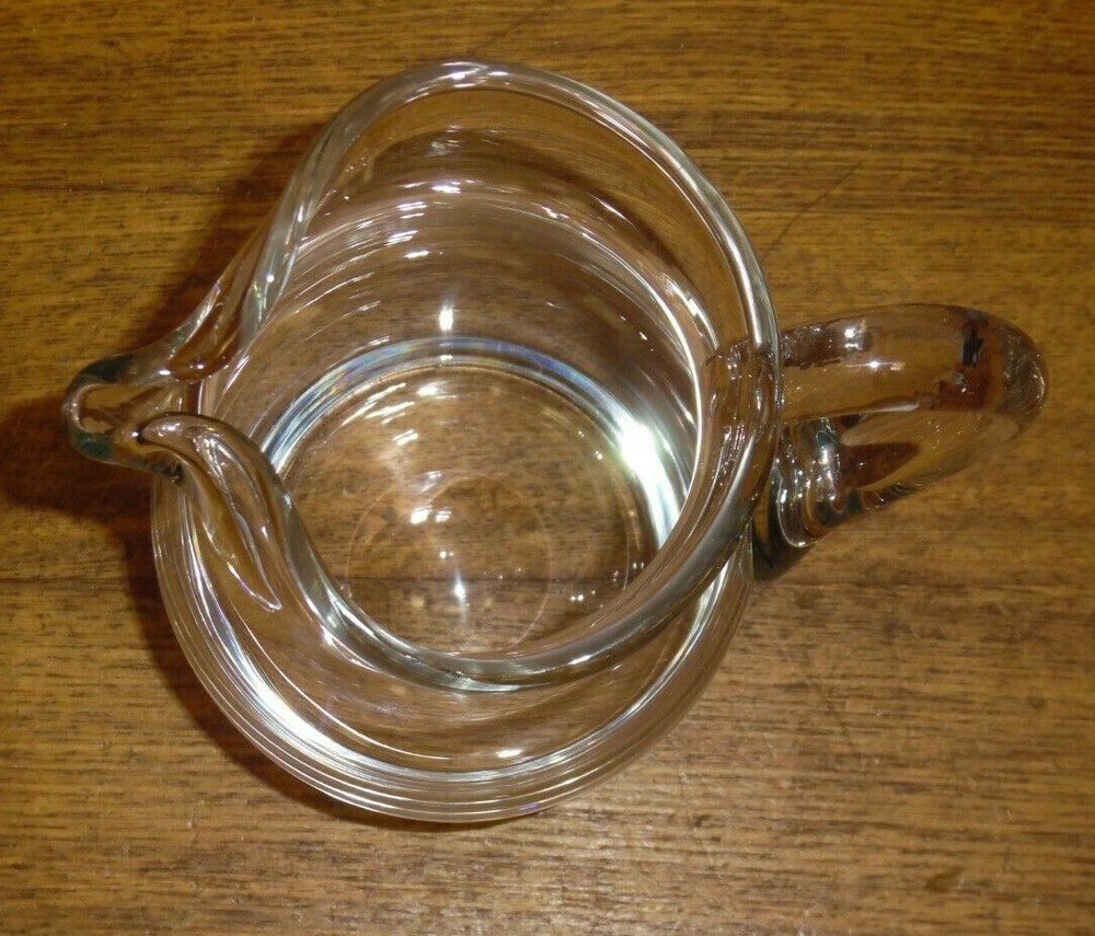 Elegant Smaller Size Crystal / Glass Pitcher - 7"