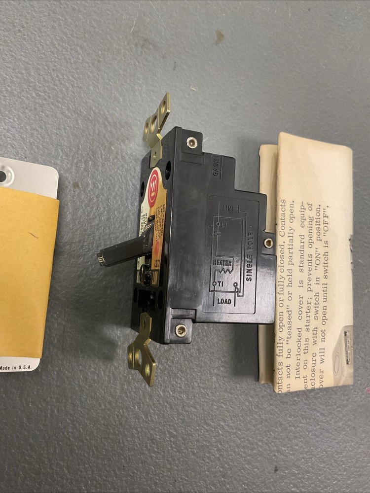 Westinghouse MST01 MS Single Phase Starter- ECS
