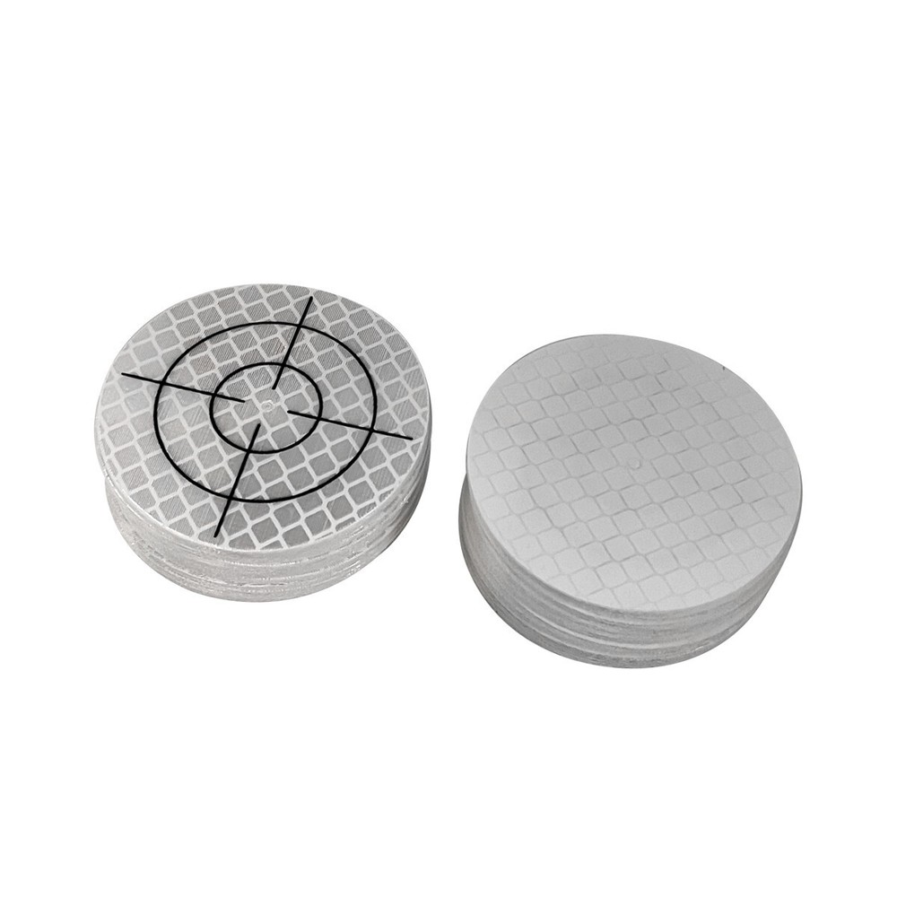 100PCS CIRCLE REFLECTOR SHEET 50X50MM REFLECTIVE TAPE TARGET (CUSTOMIZABLE)