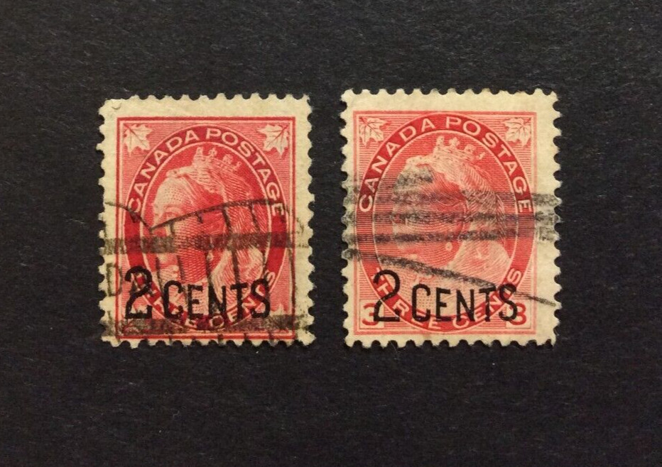 BroadviewStamps Canada #87-88 Used.  Fine.