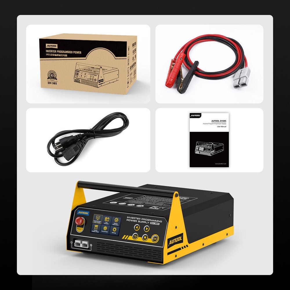 Flash Reprogramming Power Supply Lithium Battery Charger Jump Starter Tool Cart