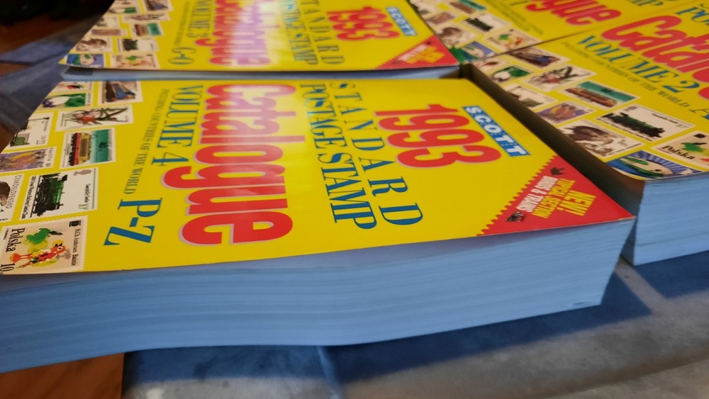 Scott Standard Postage Stamp Catalogue 1993 Vol 1-4