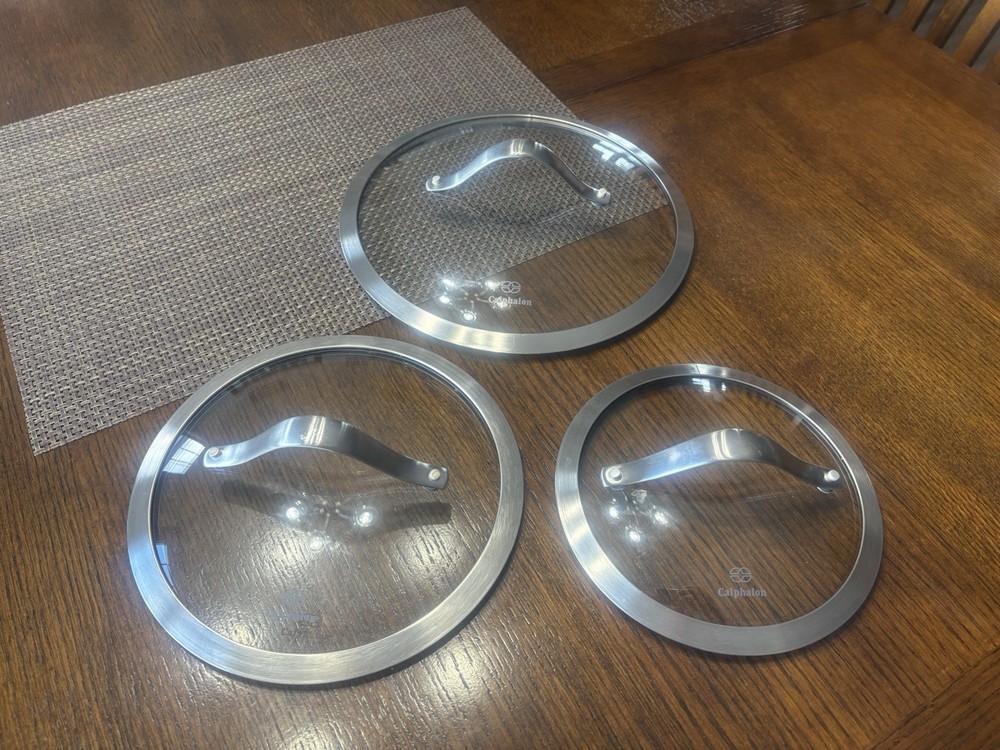 Calphalon Stainless Glass Replacement Lids 3 sizes