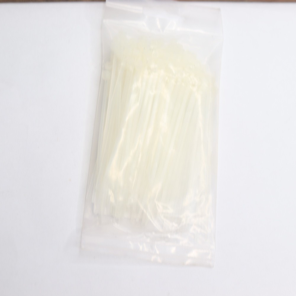 (100-Pk) Jasco Cable Ties Clear Plastic 4 51225-6