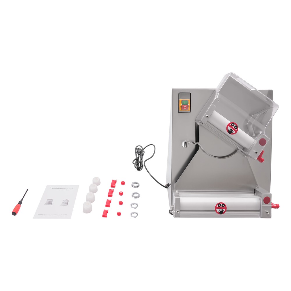 4-12" Electric Pizza Dough Roller Sheeter Pastry Press Making Machine