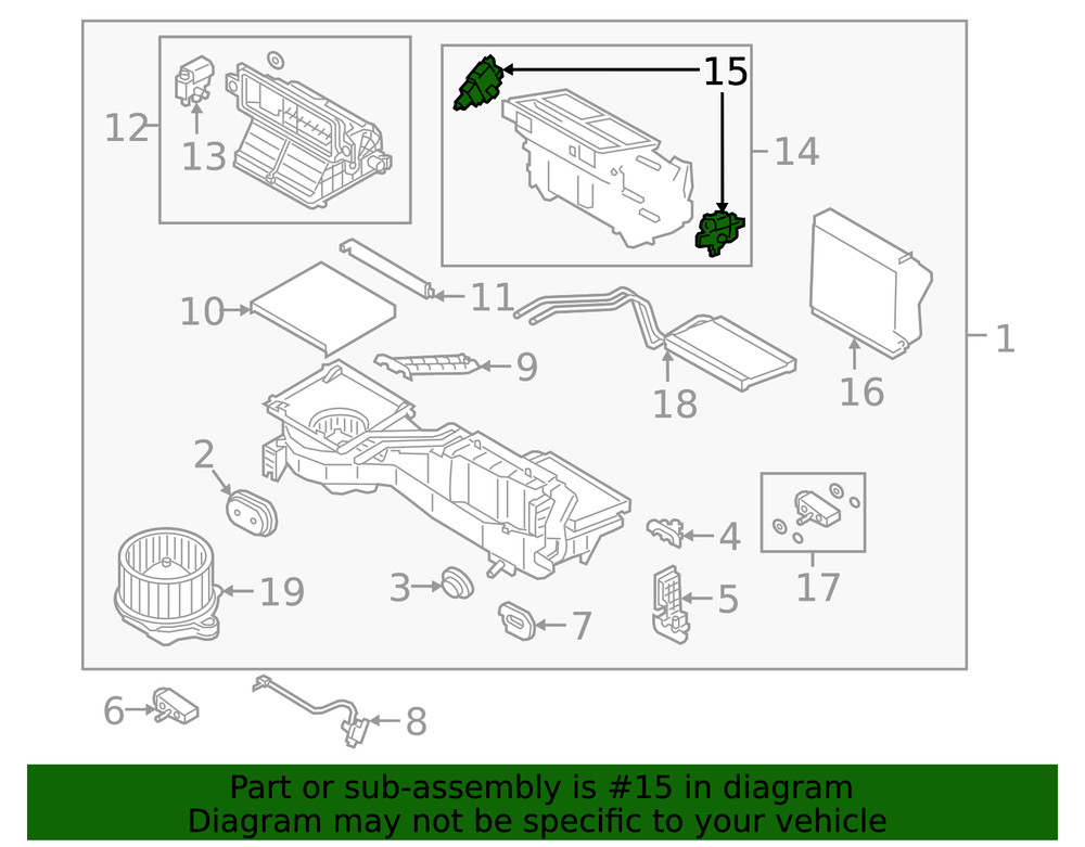 Genuine Actuator AB3Z-19E616-B