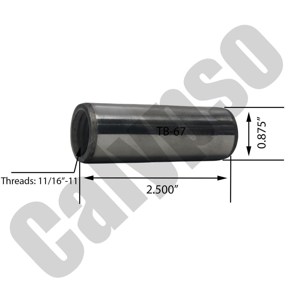 Leaf Spring Bushing TB-67 (Sold as one Piece)