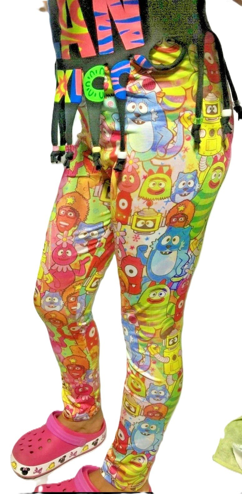 Yo Gabba Gabba leggings GIRLS Yo Gabba Gabba Nick Jr. CHILDREN AND ADULT SIZE!!