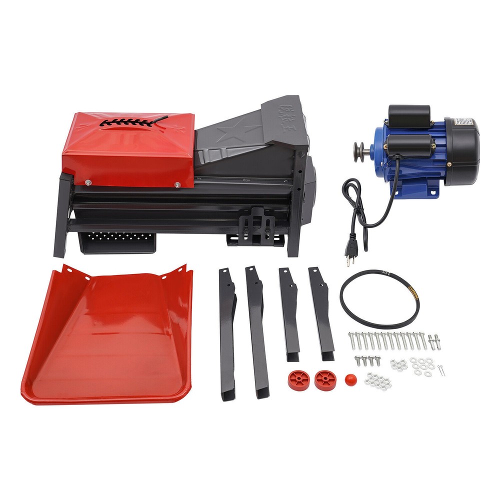 Electric Corn Thresher Sheller Threshing Stripping Machine Stripper Tool Black