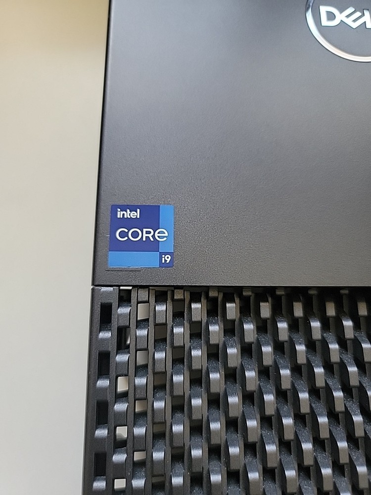Dell XPS 8940 Desktop Front Bezel Cover Case Panel With I9 Intel Sticker