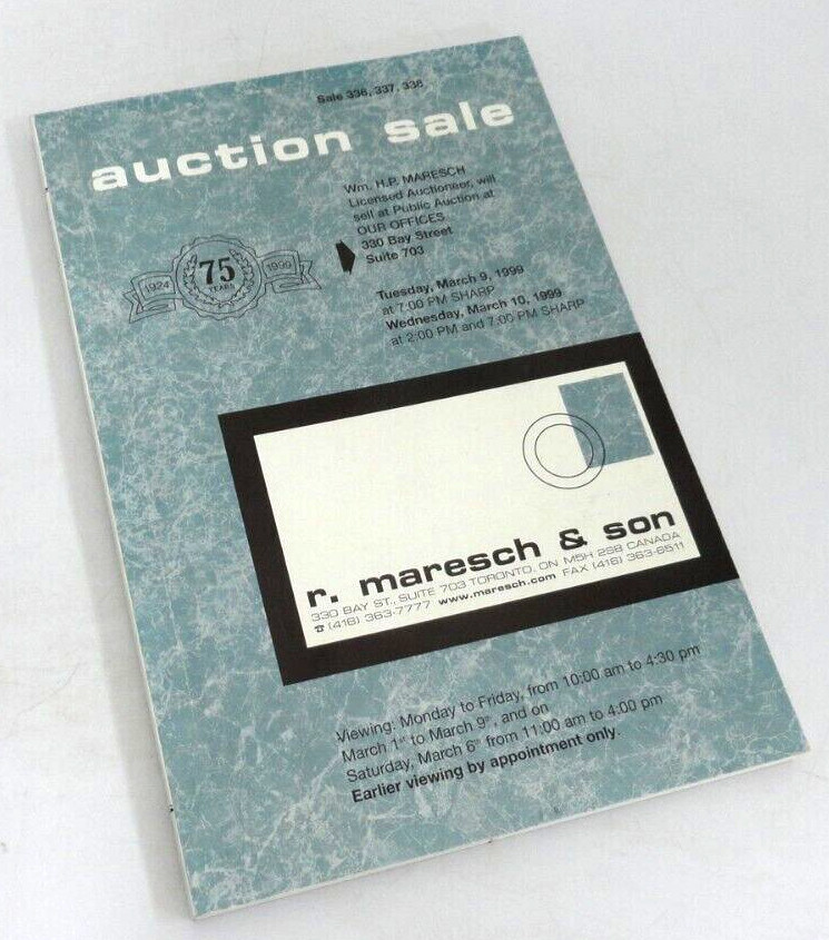 Maresch 1999 Stamp Auction Catalog Great Britain Commonwealth Canada Foreign