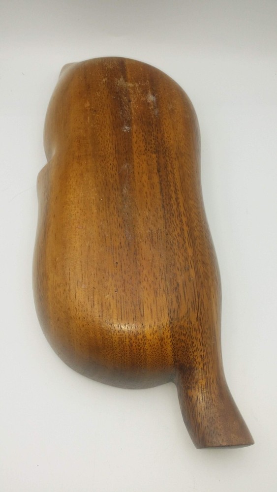 Wooden Bowl Two Sided Nut Candy Serving Bowl