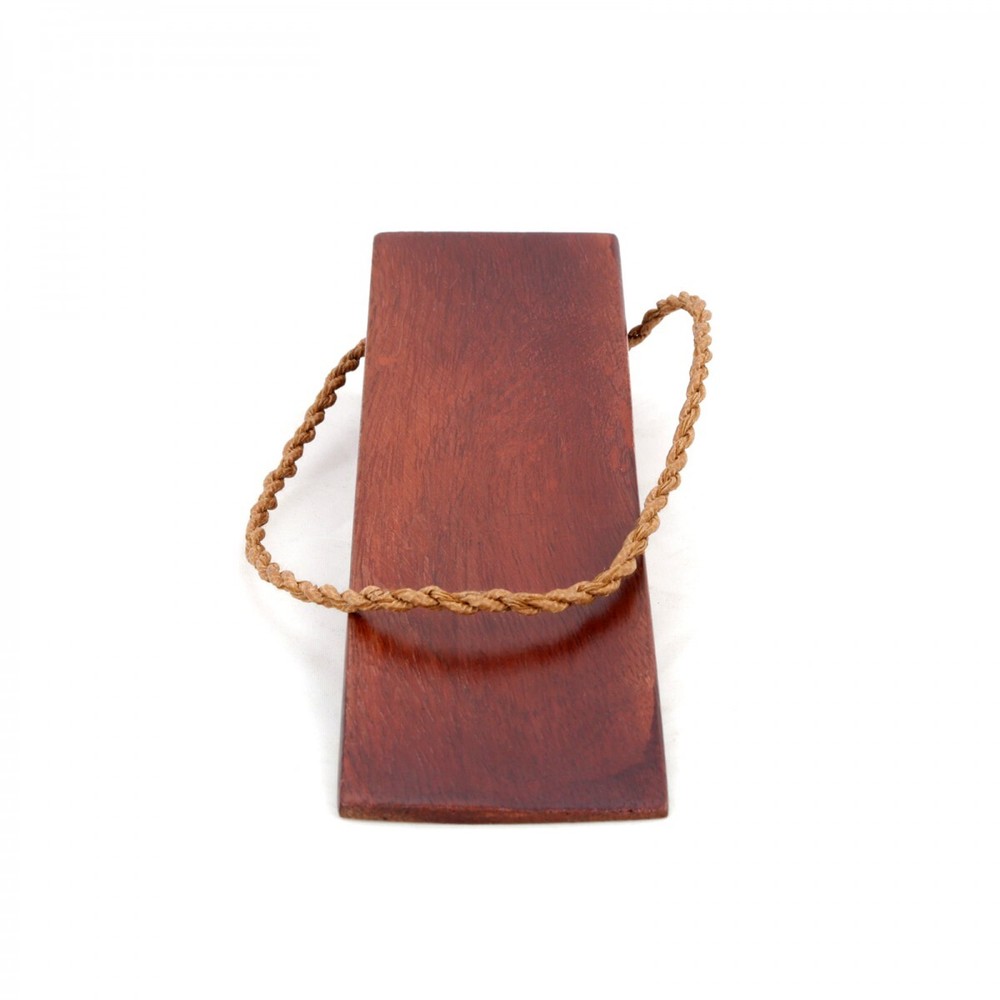 Cherry Door Wedge Solid Mango Wood Leather Hanging Loop Renovators Supply