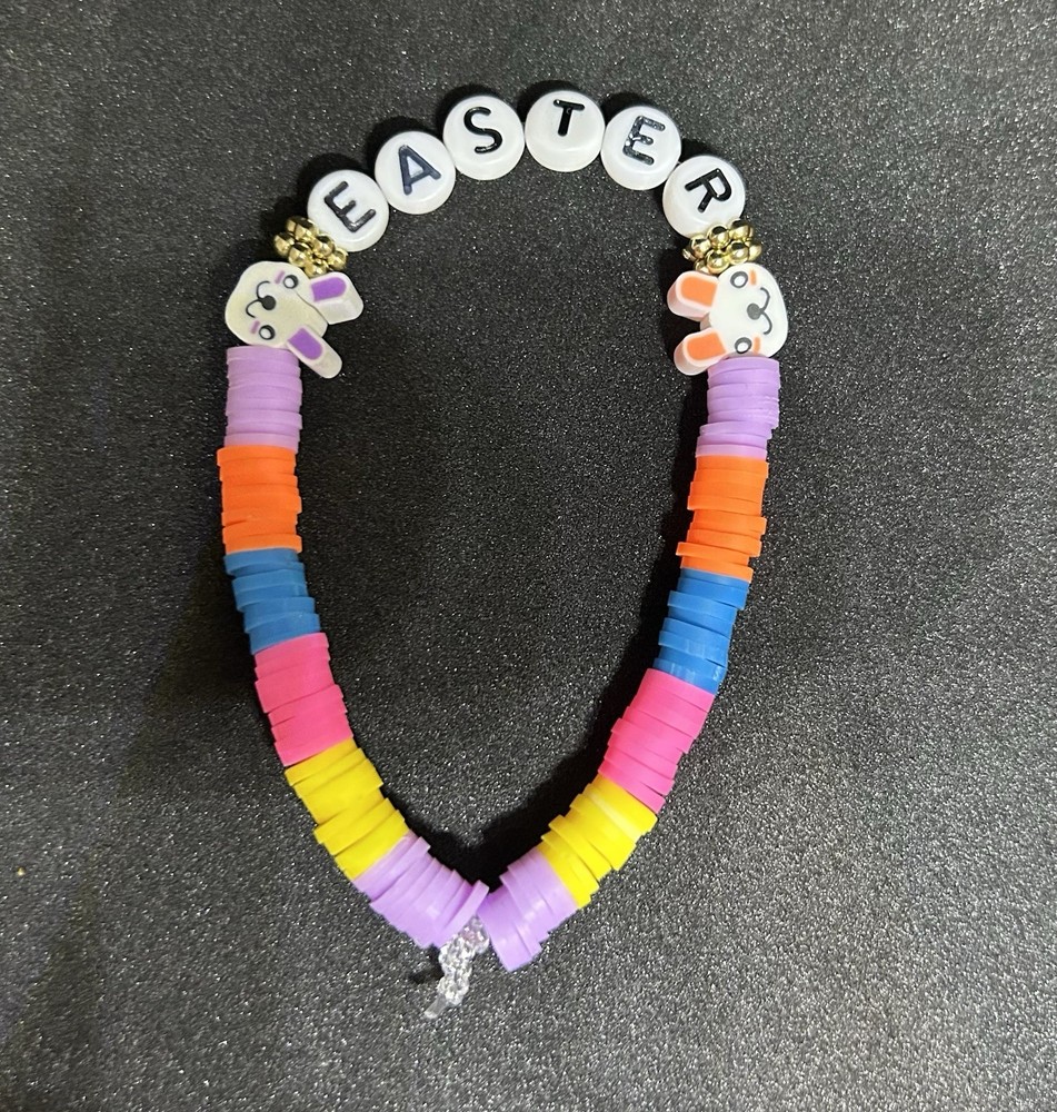 Easter (Happy Easter) Heishi Bracelet