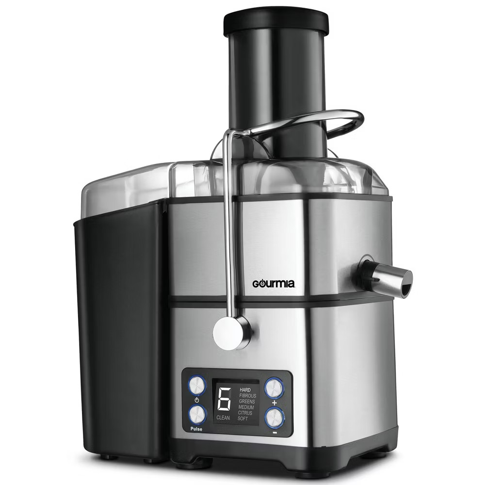Gourmia 6 Speed Wide Mouth Juice Extraction with Self-Clean: Stainless