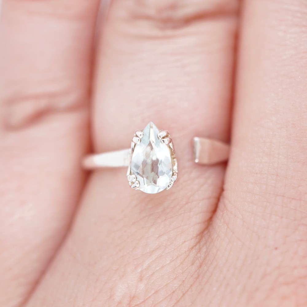 Sterling Silver Sky Blue Topaz Ring