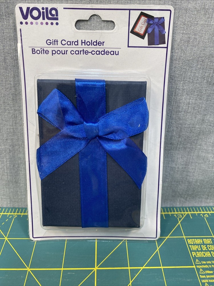 Voila Gift Card Holder Blue