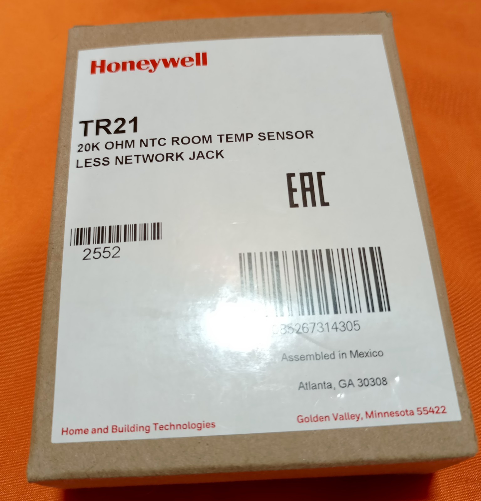 Lot Of 3 Honeywell TR21 Room Temp Sensor