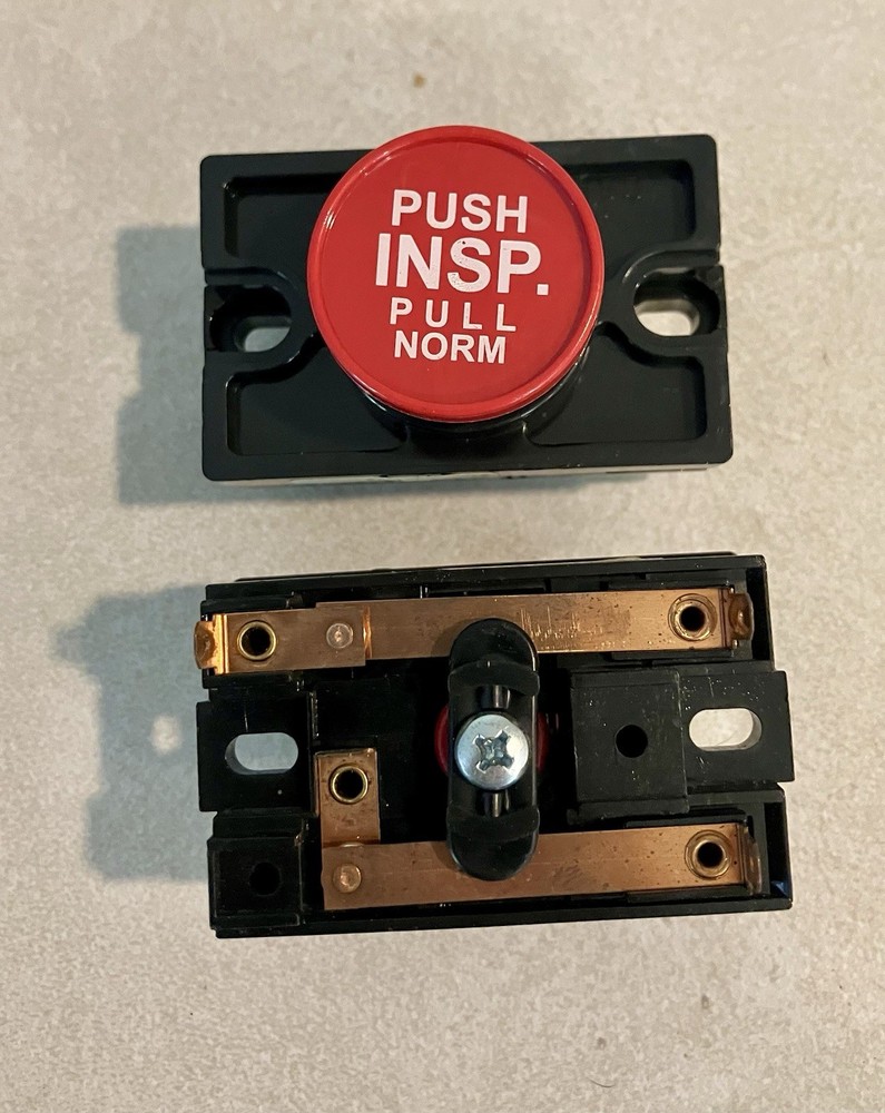 Thyssenkrupp Elevator Push Inspection Pull Normal Switch Button