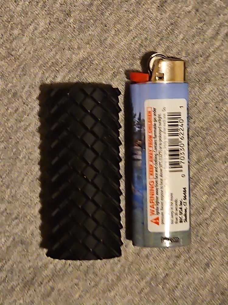 3D Printed Lighter Sleeve Case – Fits Bic – Textured Custom Designs