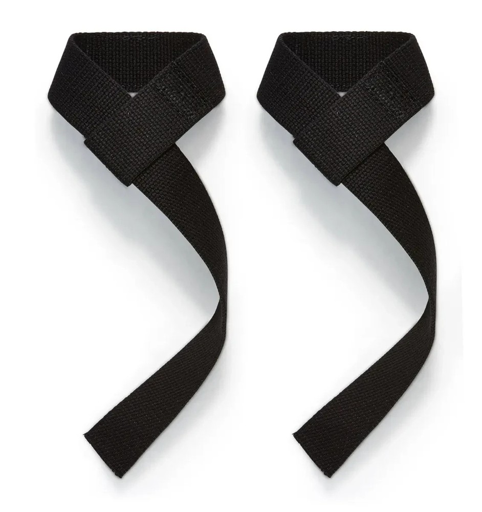 Schiek Sports Model 1000-BLS Basic 20" Weight Lifting Straps - Black