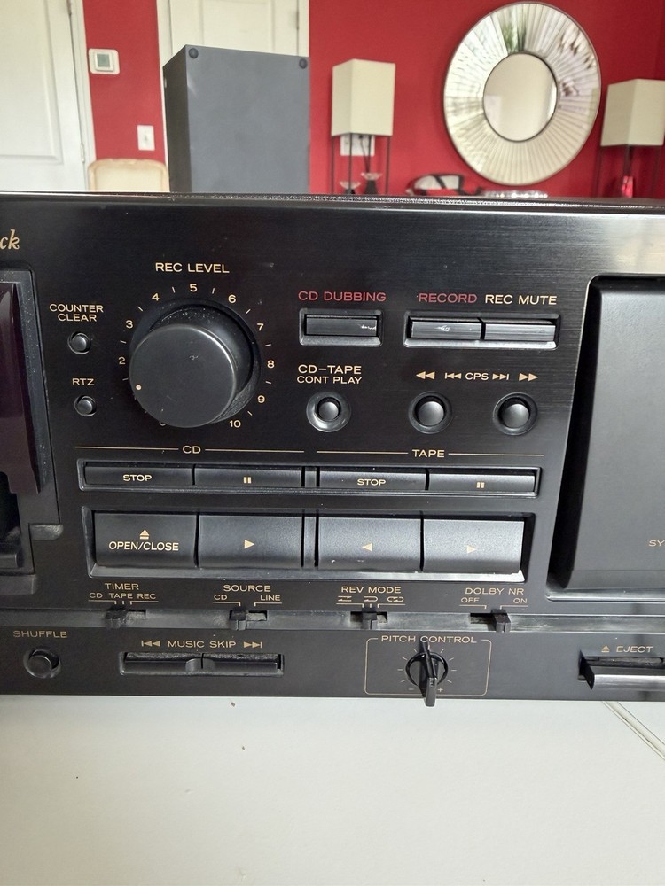 TEAC AD-500 CD Player & Auto-Reverse Cassette Deck – Super Clean - No Remote