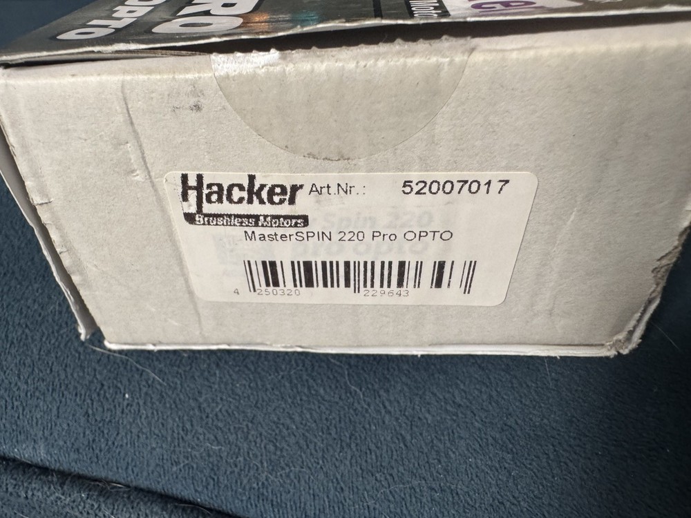 Hacker MasterSPIN 220 Pro OPTO Brushless Electronic Speed Controller
