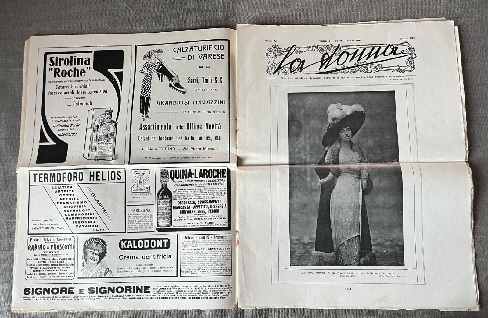 La Donna - La Tribuna newspaper magazine - November 1911 - The new China